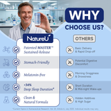NatureU Deep Sleep Tablets – SleepMaster® GABA + Casein Hydrolates 15 Tablets/Bottle