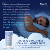 NatureU Deep Sleep Tablets – SleepMaster® GABA + Casein Hydrolates 15 Tablets/Bottle