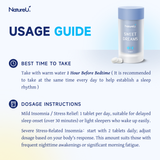 NatureU Deep Sleep Tablets – SleepMaster® GABA + Casein Hydrolates 15 Tablets/Bottle