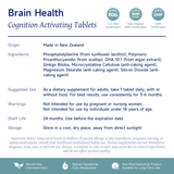 NatureU Brain Health Cognition Activating Tablets  30 Tablets/Bottle