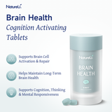 NatureU Brain Health Cognition Activating Tablets  30 Tablets/Bottle