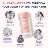 NatureU HISTA DISSOLVE Allergy Relief DAOMaster®+ VD+Soothing Probiotics(BB536) 30 Tablets/Bottle