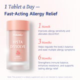 NatureU HISTA DISSOLVE Allergy Relief DAOMaster®+ VD+Soothing Probiotics(BB536) 30 Tablets/Bottle