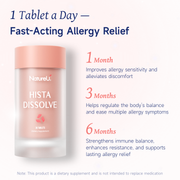 NatureU Hista Dissolve Allergy Relief DAOMaster®+ VD+Soothing Probiotics(BB536) 30 Tablets/Bottle