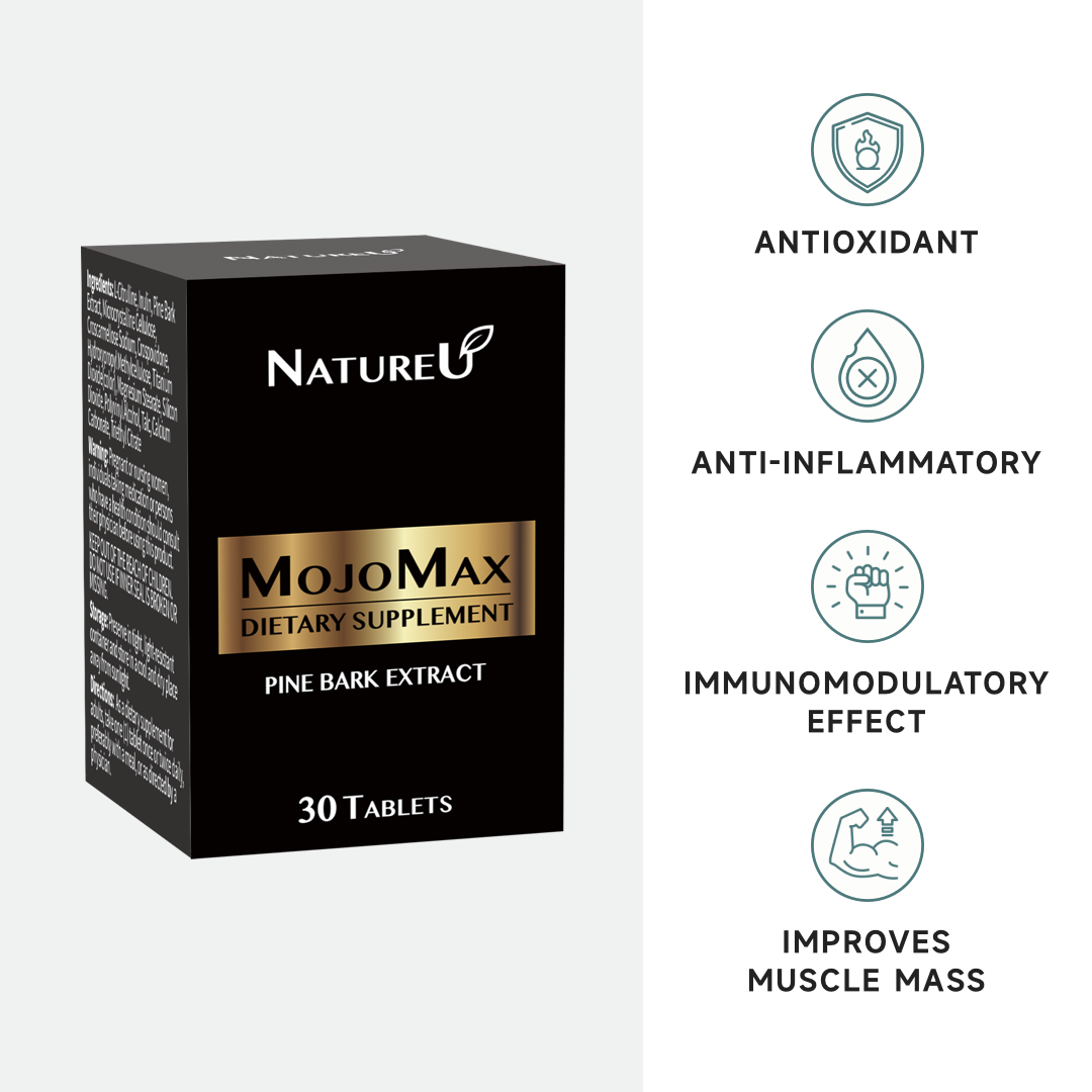 NatureU MojoMax Pine Bark Extract and L-Citrulline Energy Supplement Product Detail-2