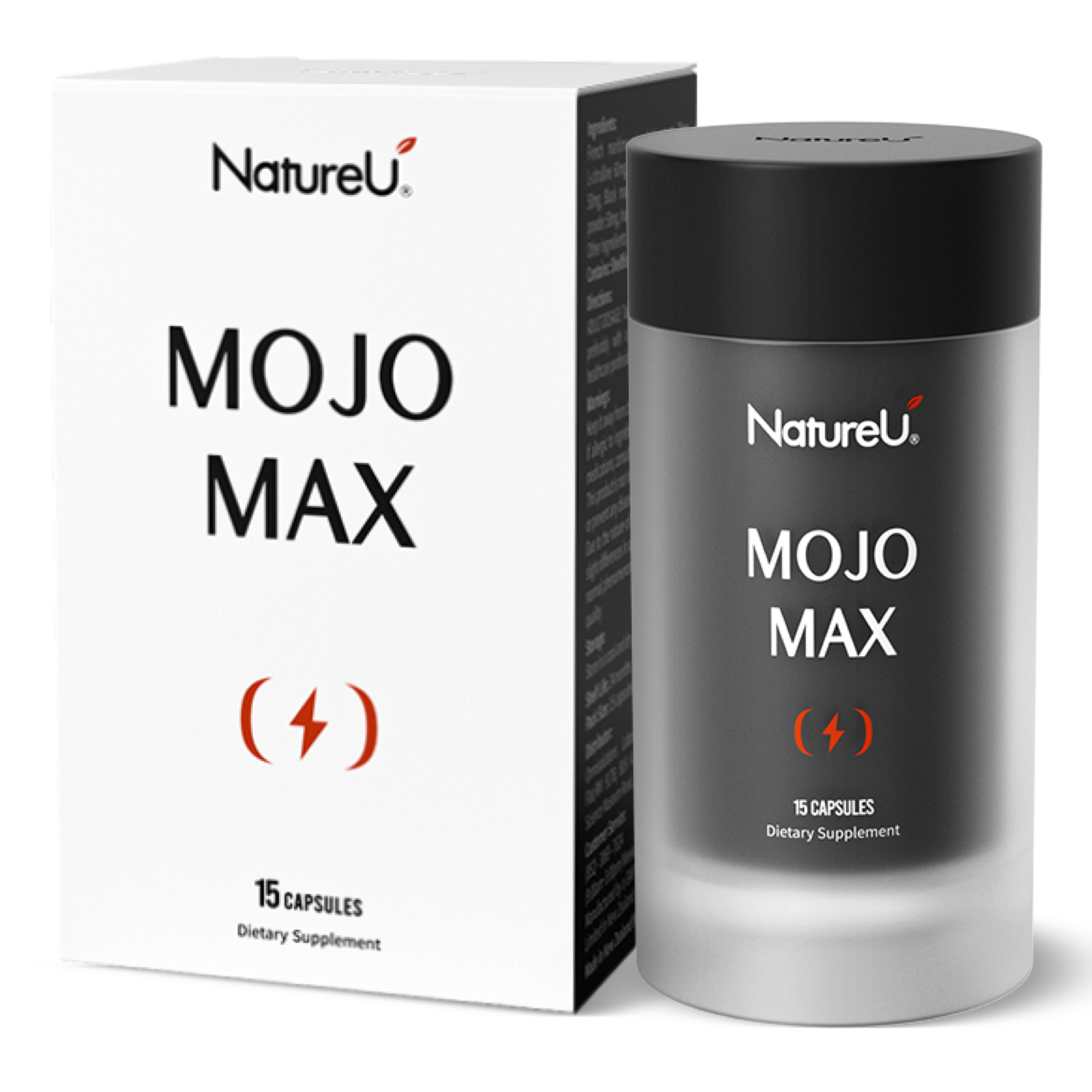 NatureU MojoMax Pine Bark Extract and L-Citrulline Energy Supplement | 15 Tablets/Box