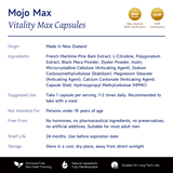 NatureU MojoMax Pine Bark Extract and L-Citrulline Energy Supplement | 15 Tablets/Box