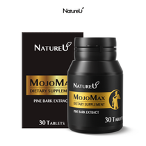 NatureU MojoMax Pine Bark Extract and L-Citrulline Energy Supplement 30 Tablets/Box Product Image