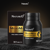 NatureU MojoMax Pine Bark Extract and L-Citrulline Energy Supplement 30 Tablets/Box Product Image